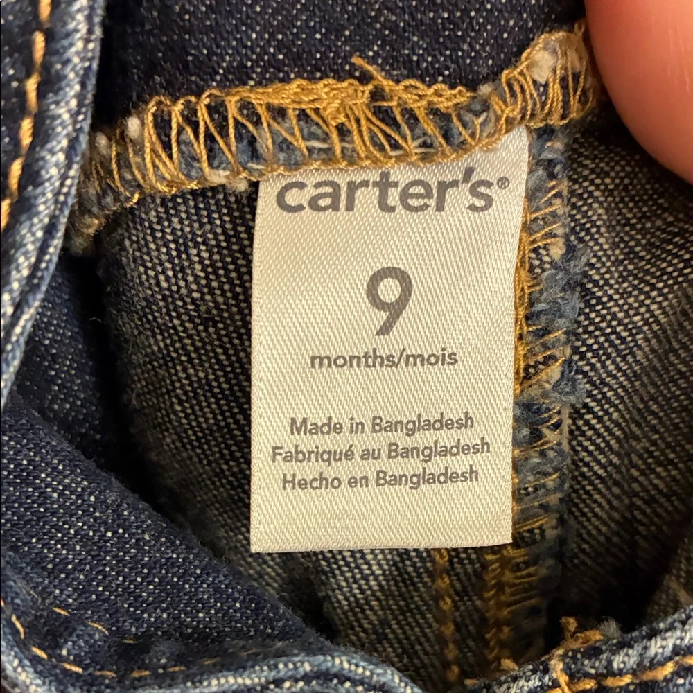Carter's Dark Blue Kids Overalls in Sz 4 months